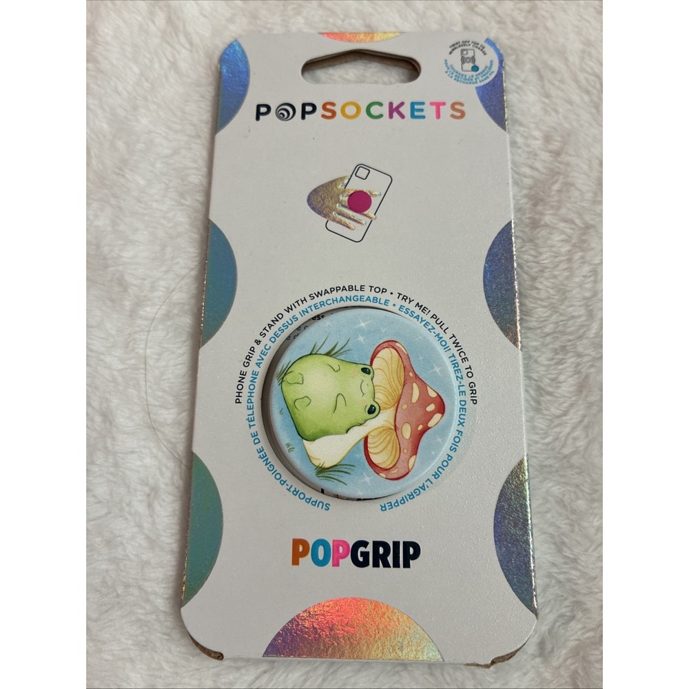 PopSockets PopGrip Premium Phone Grip & Stand - Sleepy Frog